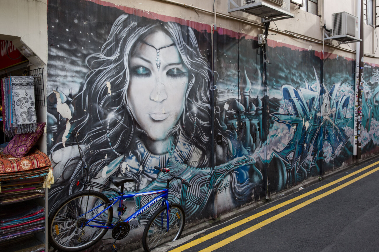 Street art, Haji lane, Singapore