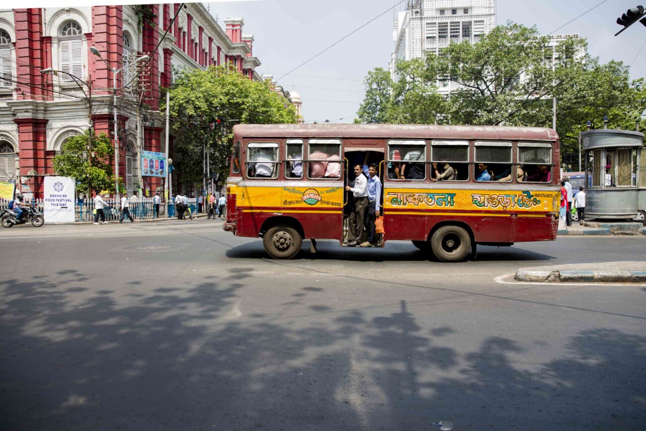 Calcutta streets and the hustle. India