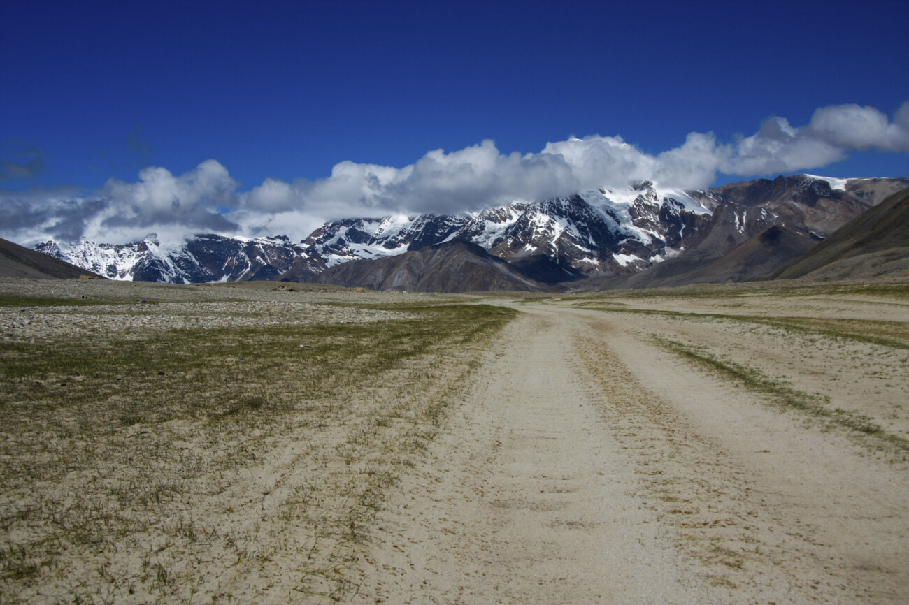 A runway at 17,000 ft on the way to Lake Gurudongmar, North Sikkim, India